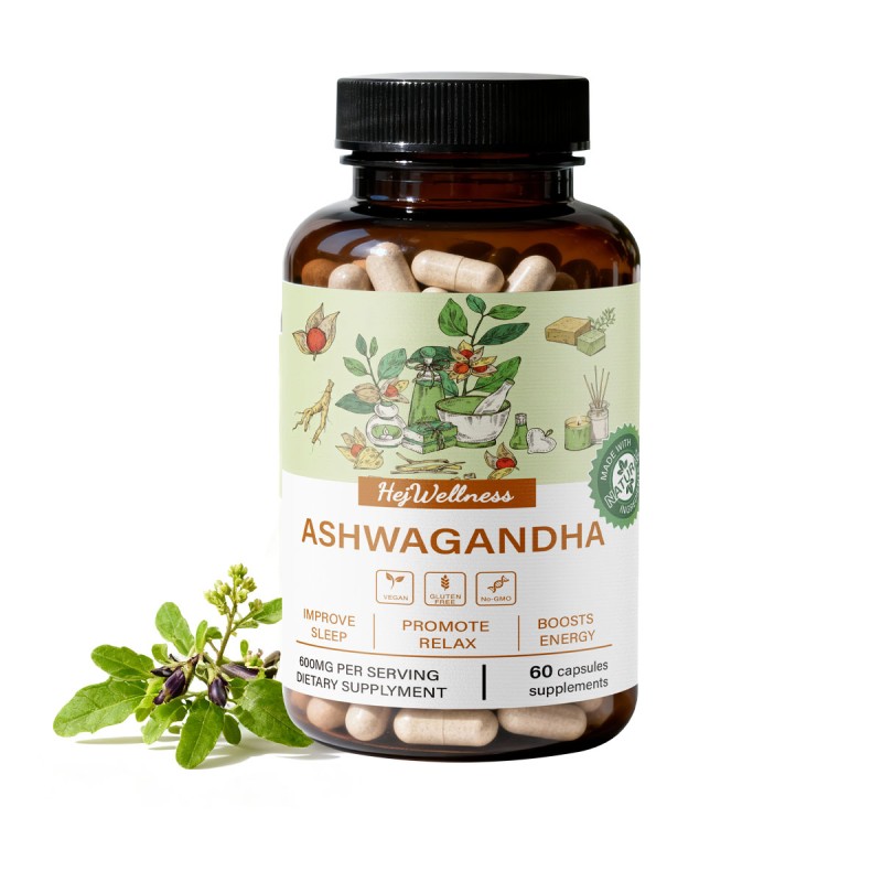 Ashwagandha Capsules Supplier - Organic Extract Sleep Energy Relax