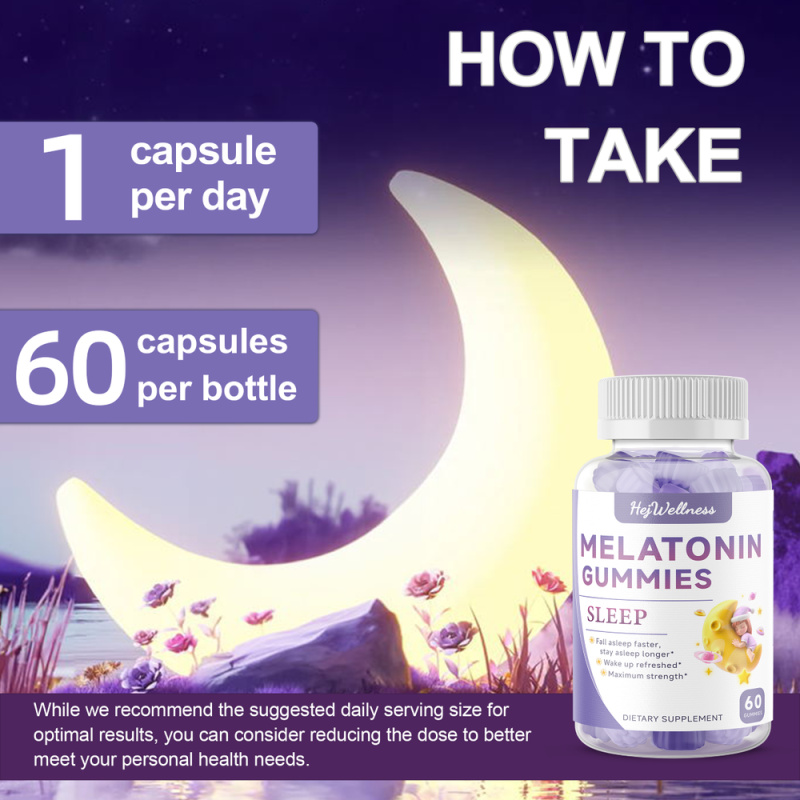 Sleep Gummies Supplier - Fall Asleep Faster Melatonin Relax