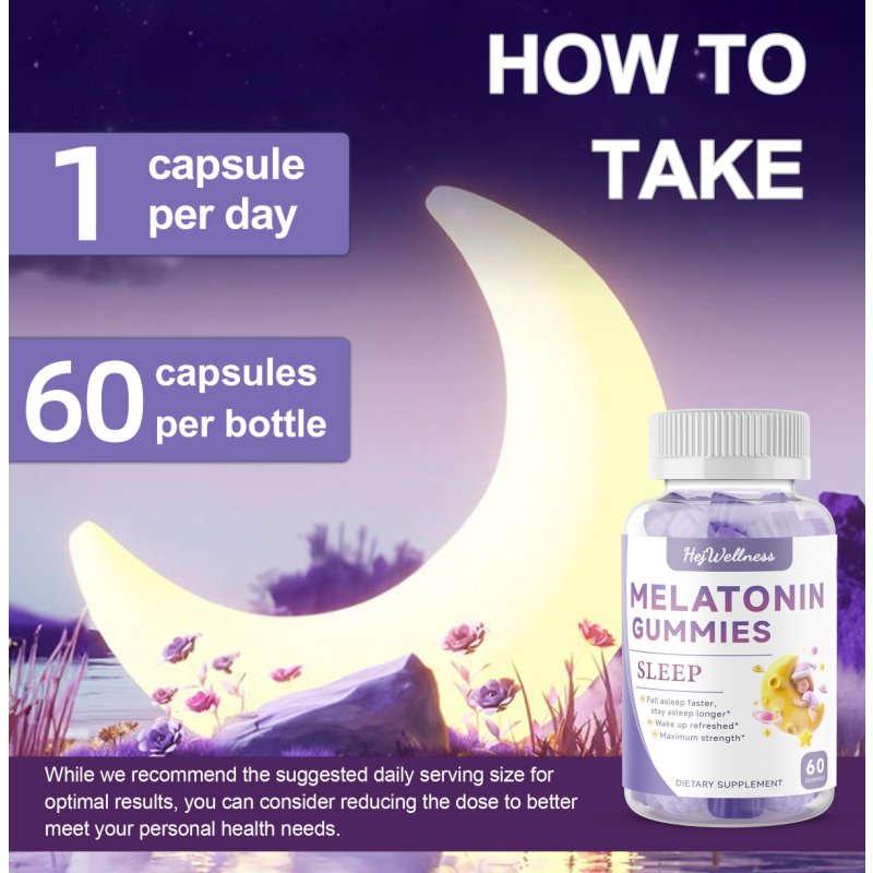 Melatonin Gummies Manufacturer - OEM Vegan Herbal Sleep Supplement