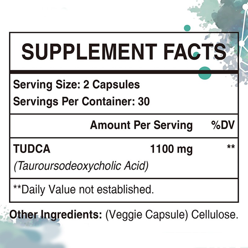 TUDCA Capsules Manufacturer - OEM 1100Mg Beef Liver Supplements