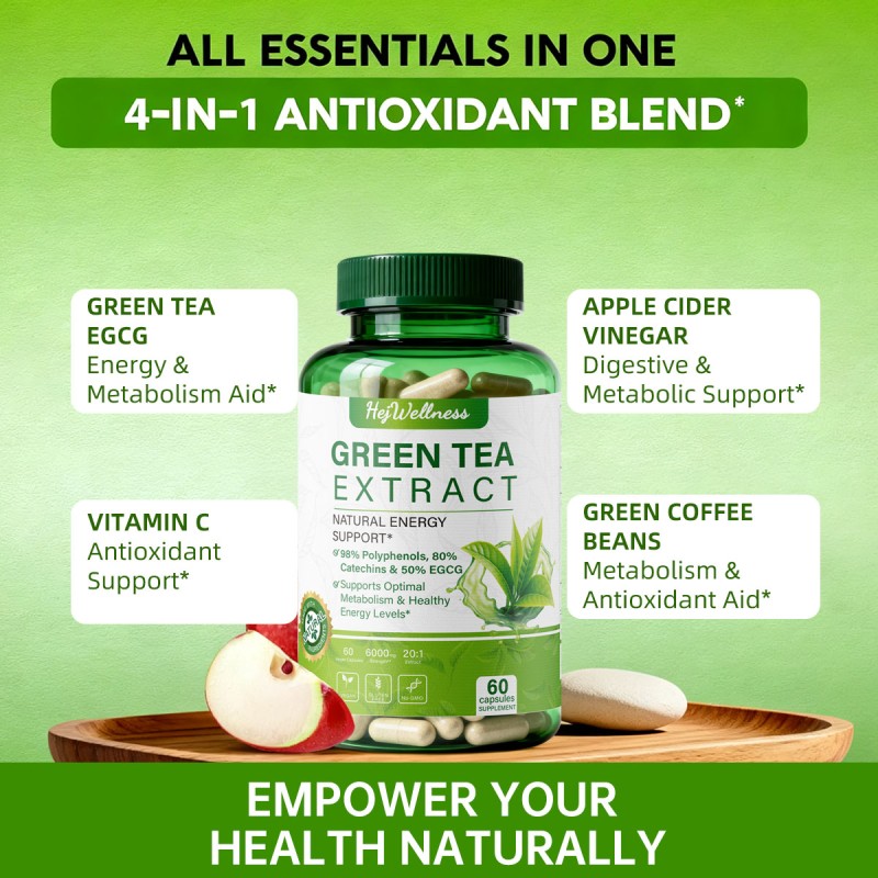 Green Tea Extract Factory - 80% Catcehins 50% EGCG 98% Polyphenols