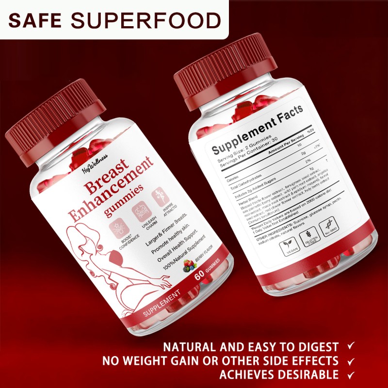 Breast Enhancement Gummies Supplier - Women Big Size Herbal Supplement