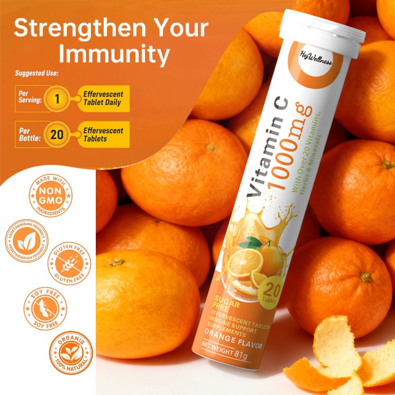 Vitamin C Effervescent Tablet Supplier - OEM ODM Private Label Wholesales