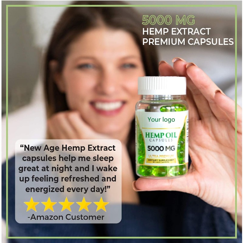 Hemp Seed Oil Capsules Supplier - OEM Hot Sale Natural Organic