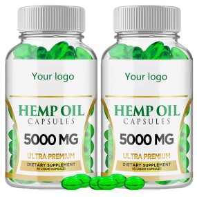 Hemp Seed Oil Capsules Supplier - OEM Hot Sale Natural Organic