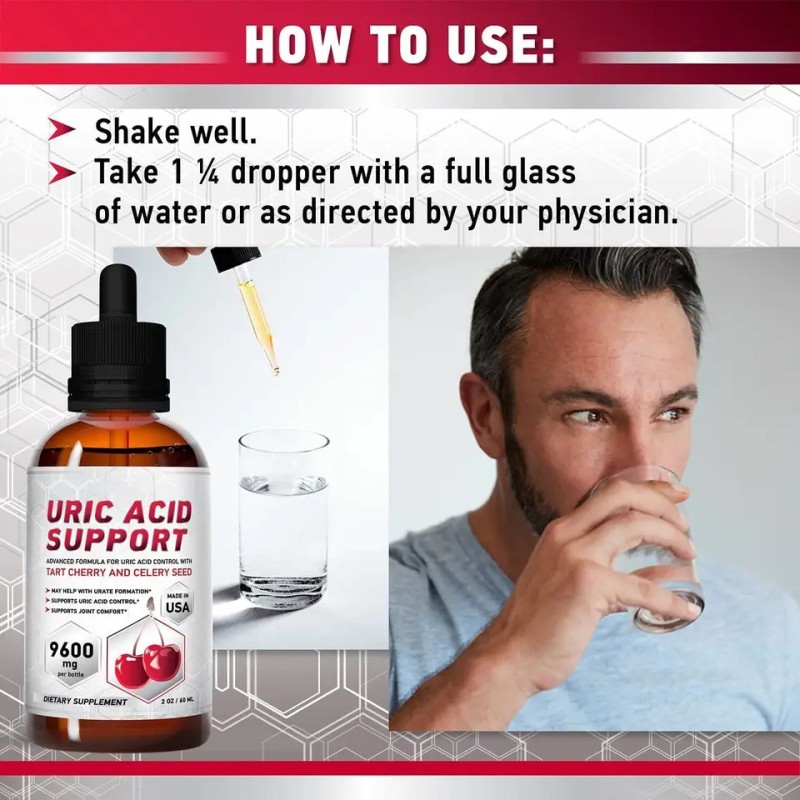 Tart Cherry Drops Supplier - Uric Acid Cleaner All-natural Liquid