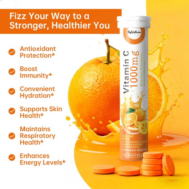 Vitamin C Effervescent Tablet Supplier - OEM ODM Private Label Wholesales