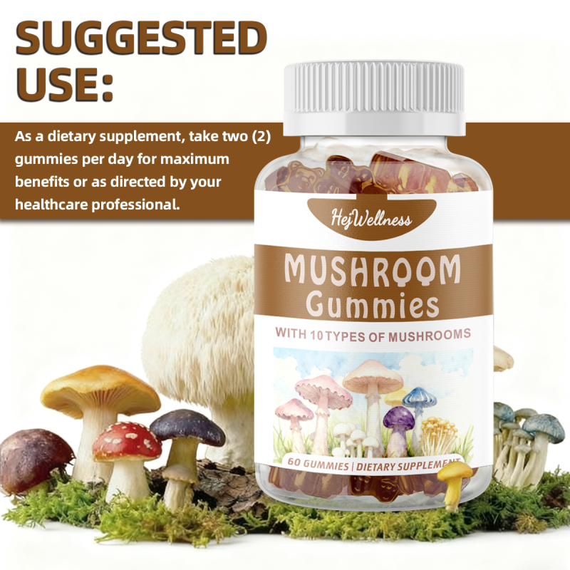 Lions Mane Gummies Manufacturer - Organic Mushroom Immune Cognitive