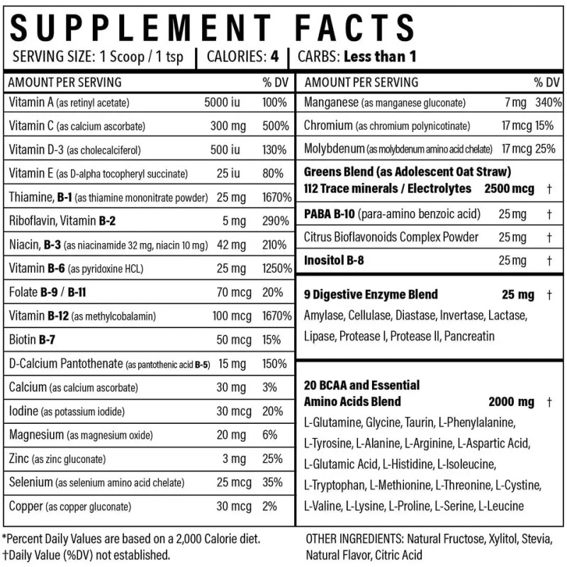 Vitamin Powder Factory - Private Label Bariatric Multivitamin BCAA