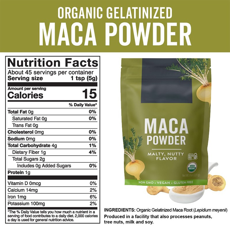 Maca Powder Manufacturer - Organic Superfood Daily Energy Support
