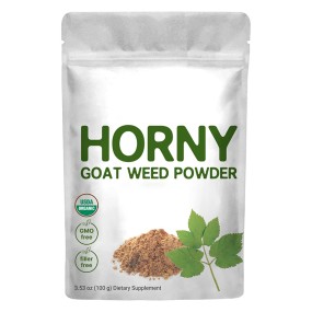 Horny Goat Weed Powder Manufacturer - Organic Pure Vegan Energy Immune