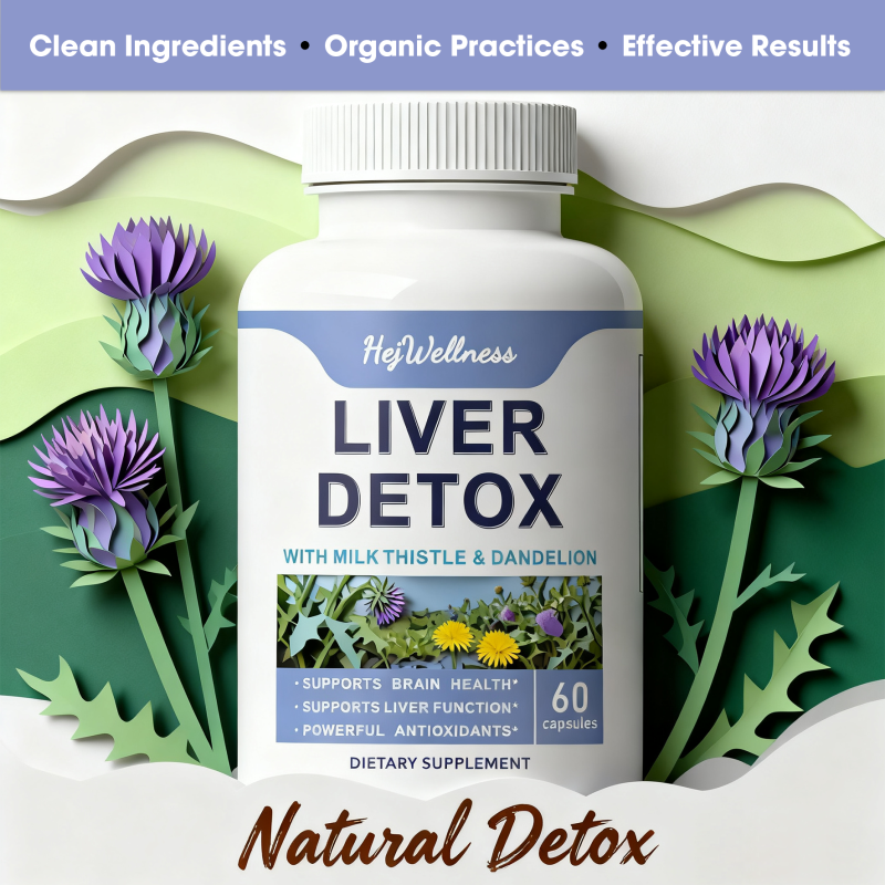 Liver Detox Capsules Factory - OEM Herbal Blend Milk Thistle