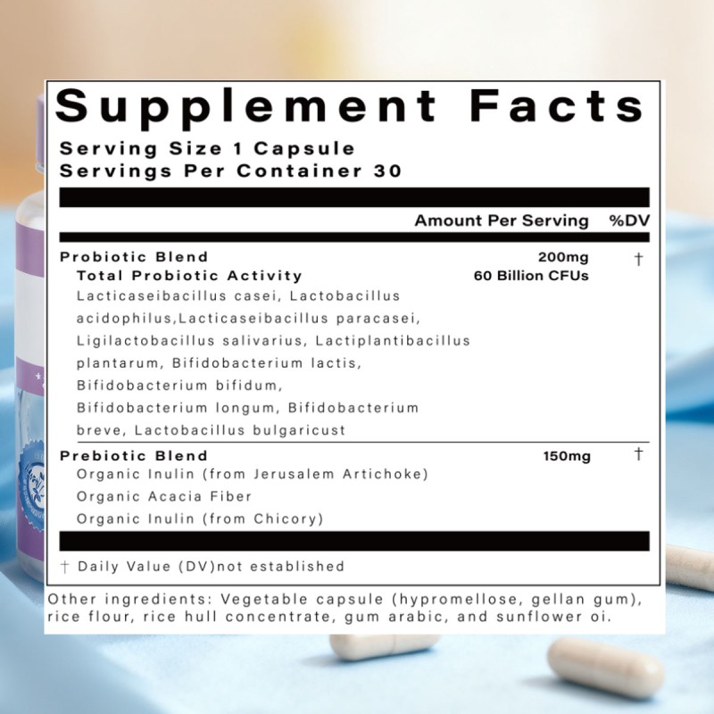 Probiotic Capsules Supplier - 50 Billion CFUs Digestive Immune