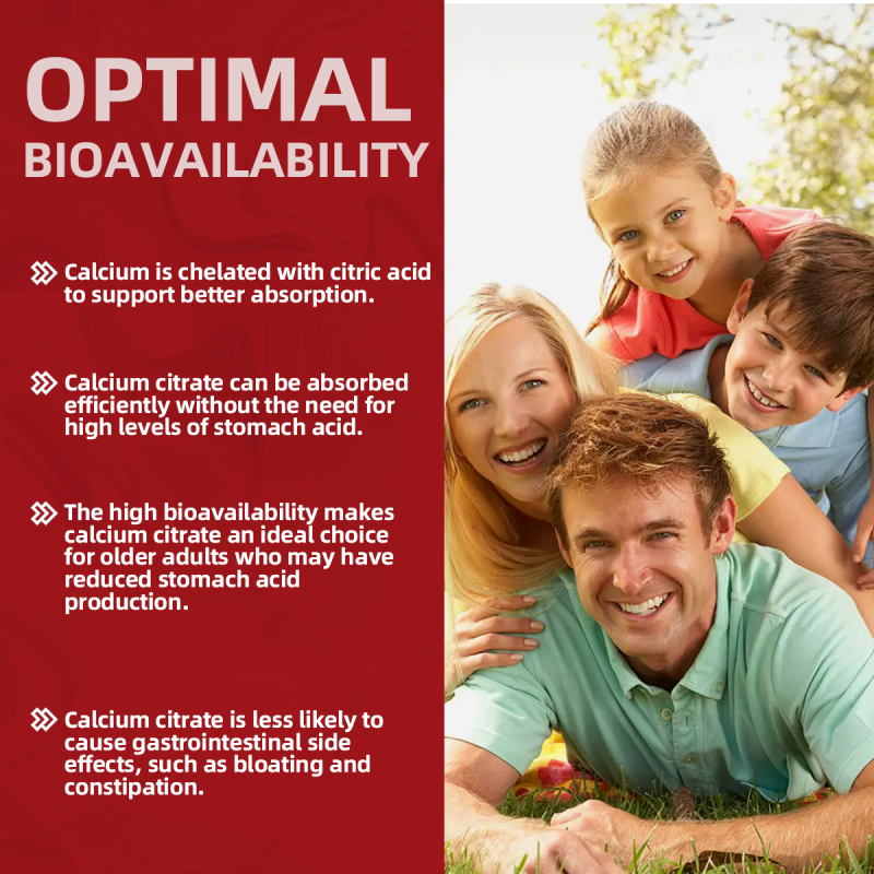 Calcium Citrate Gummies Supplier - Growth Vitamin Bone Teeth Support