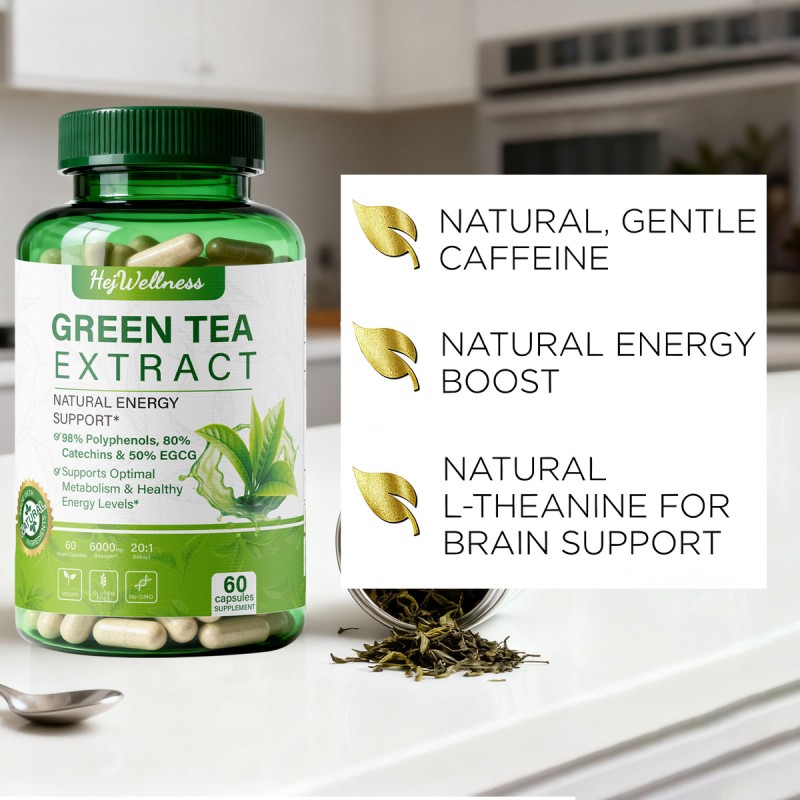 Green Tea Capsules Manufacturer - Hot Selling Private Label Antioxidant