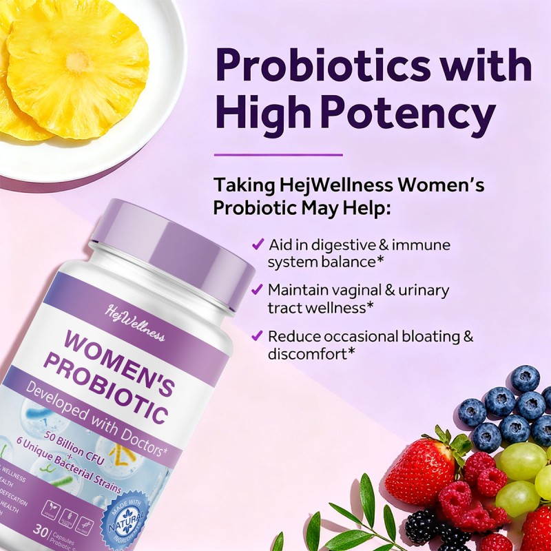 Women's Probiotic Capsules Manufacturer - Digestive Urinary Immune Health