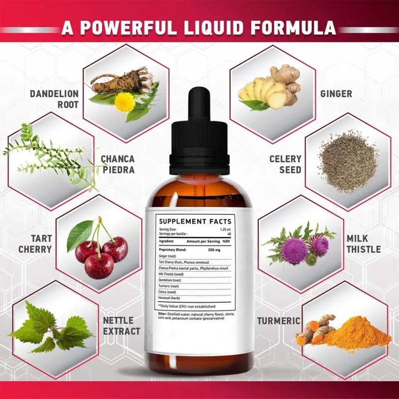 Tart Cherry Drops Supplier - Uric Acid Cleaner All-natural Liquid