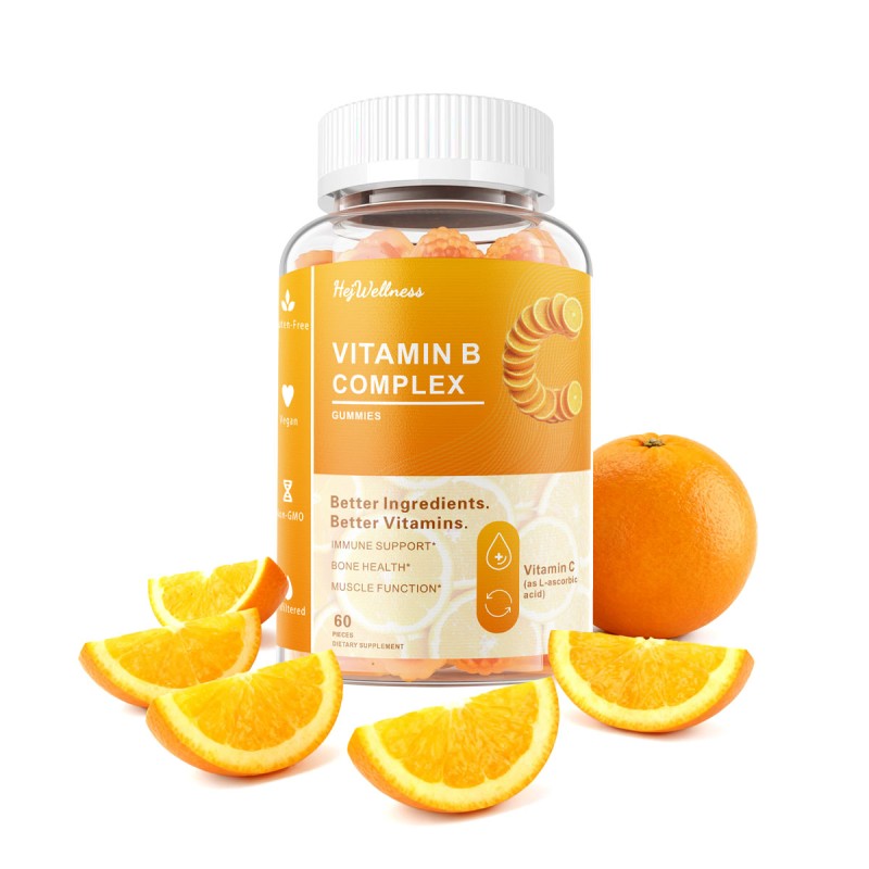 Vitamin B Gummies Manufacturer - Herbal Metabolism Boost Stress Reduction
