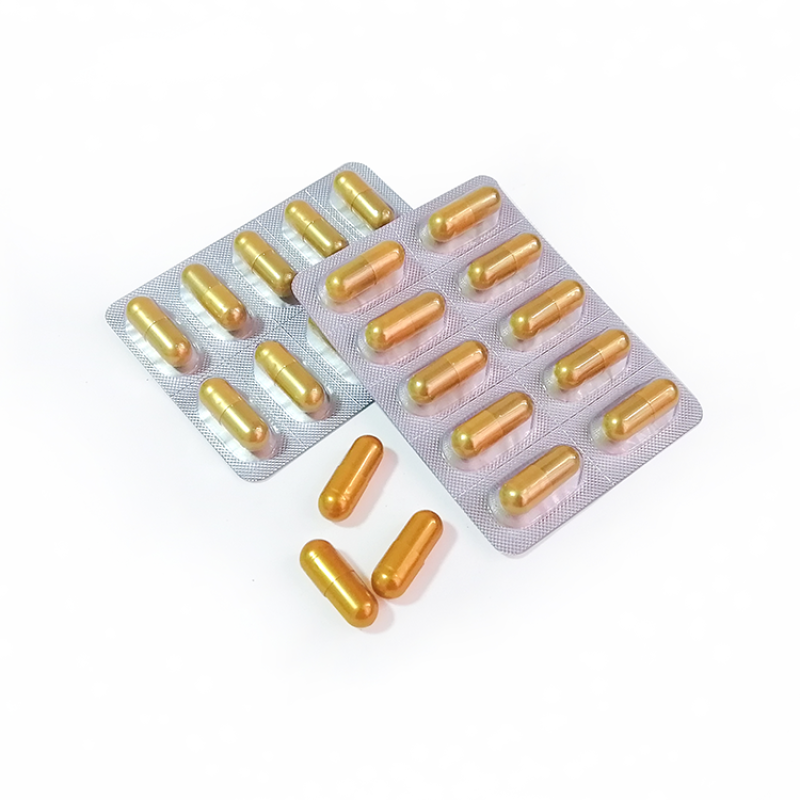 Herbal Supplement Factory - Private Label Male Endurance Blue Pill Gold Capsules