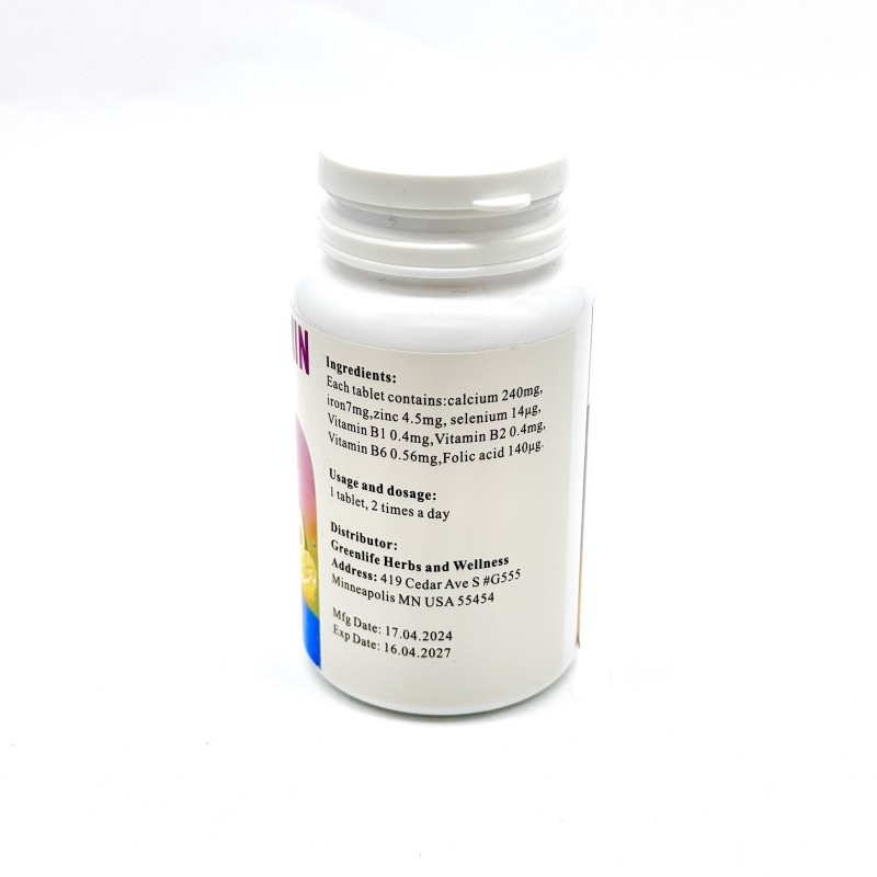 B Vitamins Tablets Factory - Adult Multiple Beauty Skin Health Immune