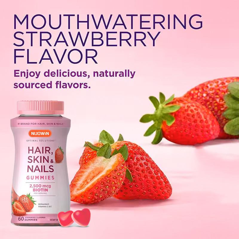 Anti-Aging Gummies Factory - Biotin Menopause Beauty Hair Nails