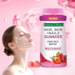 Anti-Aging Gummies Factory - Biotin Menopause Beauty Hair Nails