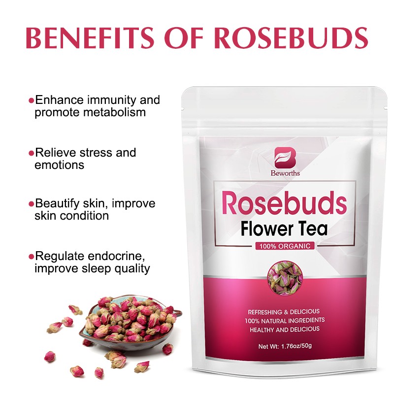 Rosebuds Flower Tea Factory - OEM Herbal Dried Flower Bulk
