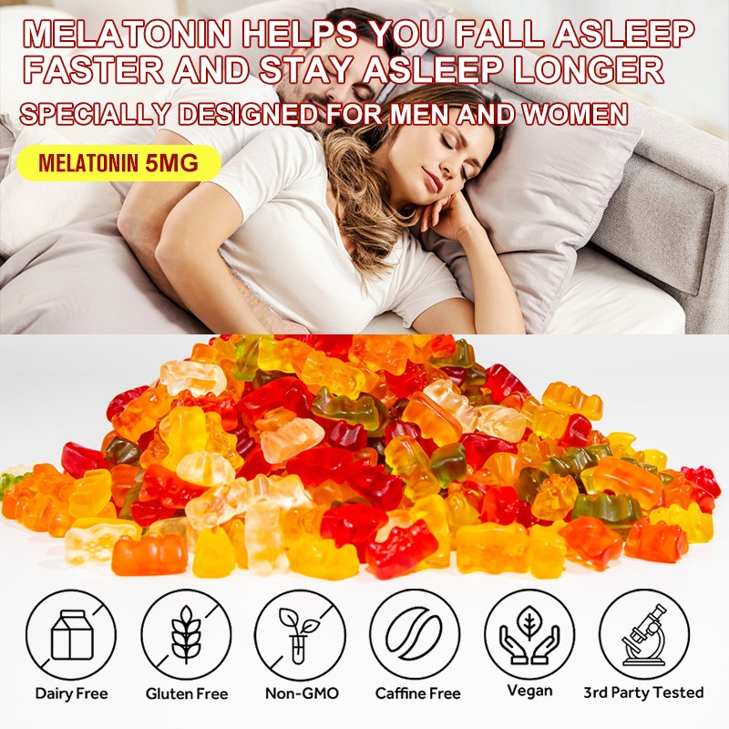 Melatonin Gummies Factory - OEM Sleep Aid Support Bulk