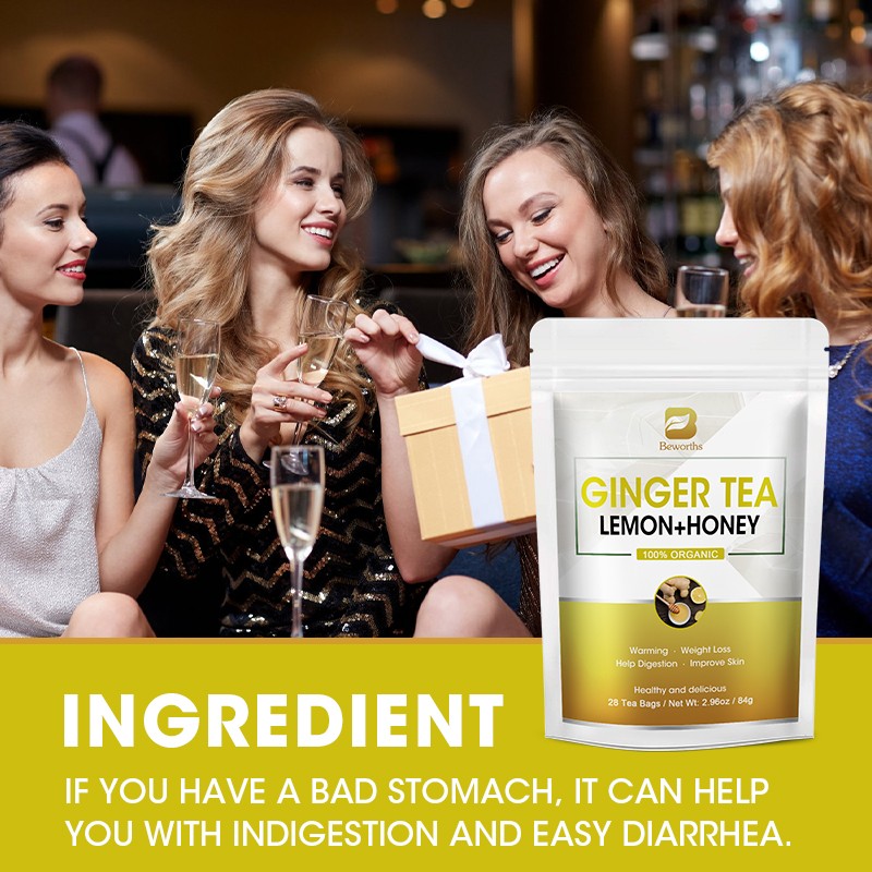 Ginger Tea Manufacturer - OEM Honey Lemon Flavor Custom