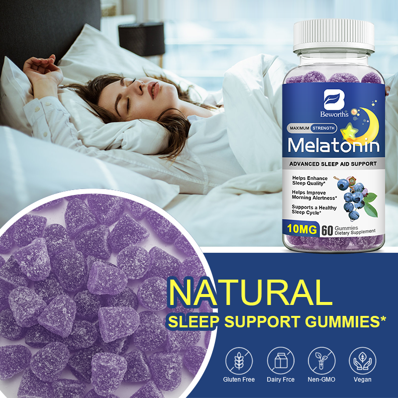 Melatonin Gummies Supplier - OEM Sleep Aid Blueberry Flavor
