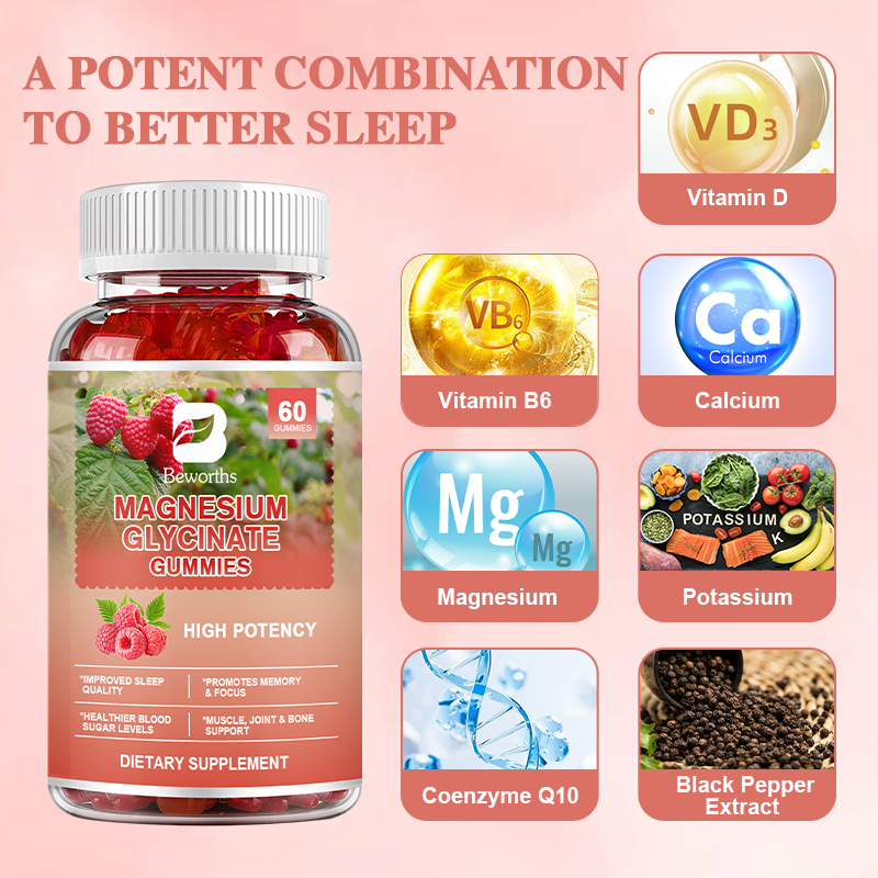 Magnesium Glycinate Gummies Manufacturer - OEM Muscle Recovery Custom