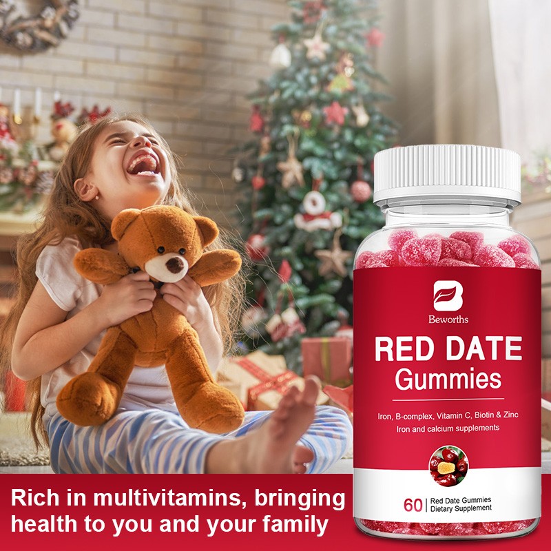 Red Date Gummies Factory - OEM Iron Calcium Women's Supplement