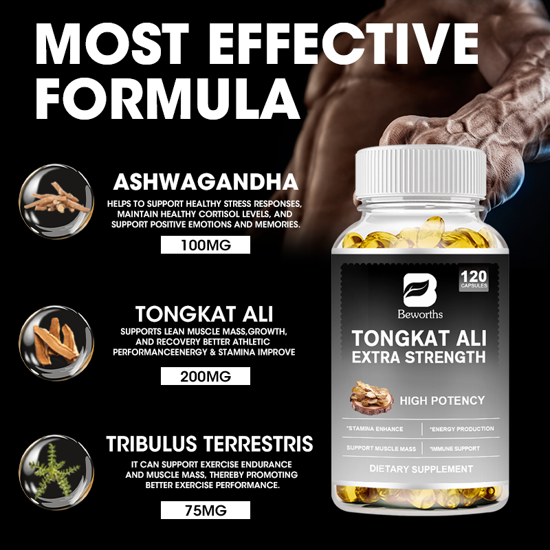 Tongkat Ali Softgel Factory - OEM Natural Herbal Complex Supplement