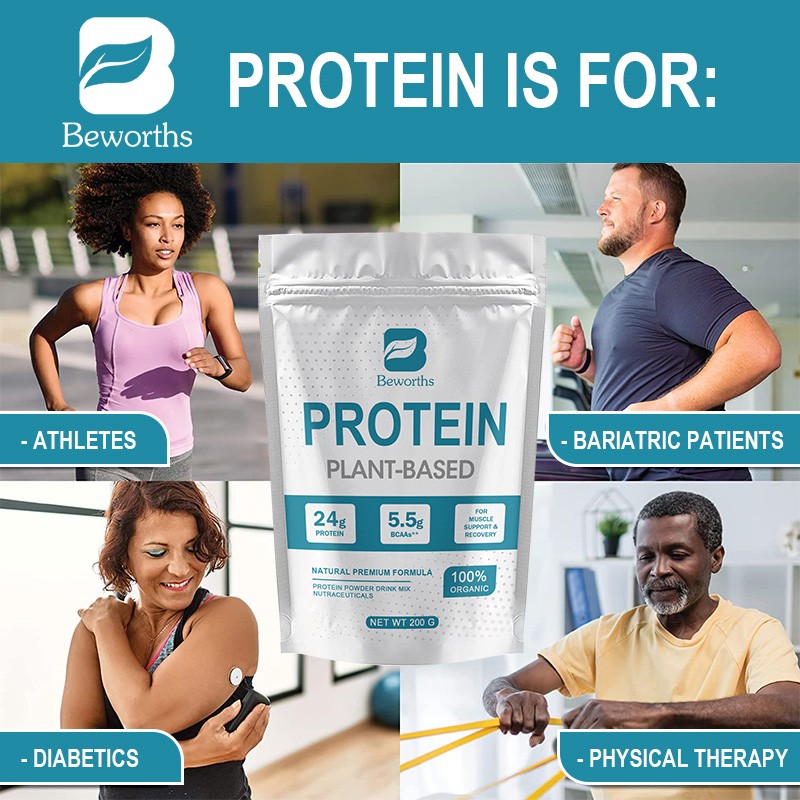 Plant Protein Powder Manufacturer - OEM Muscle Growth Sports Nutrition
