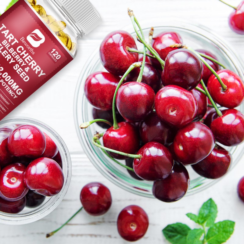 Tart Cherry Capsules Factory - OEM Sleep Muscle Recovery Bulk