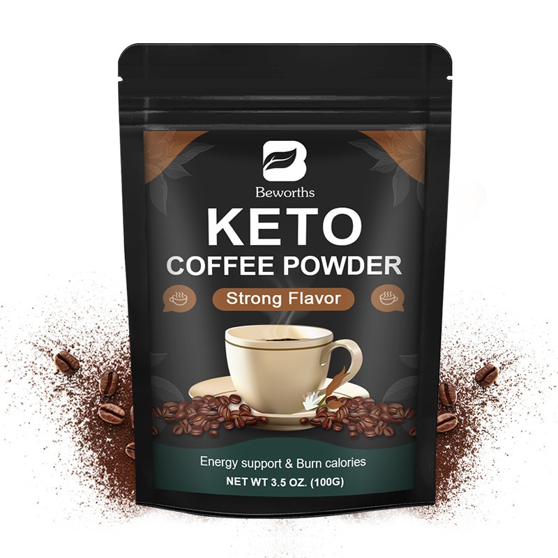Keto Coffee Powder Factory - OEM Low Calorie Instant Bulk