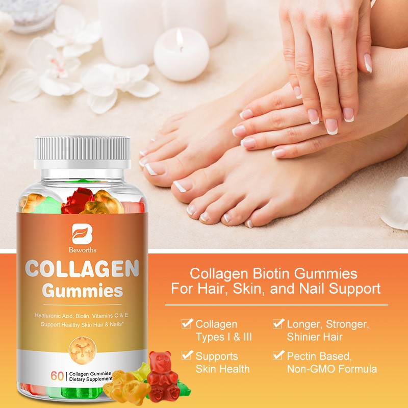 Biotin Gummies Factory - OEM Collagen Bear Candy Private Label