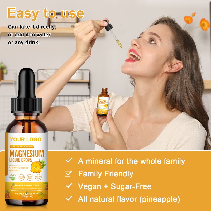 Magnesium Complex Drops Manufacturer - OEM Muscle Nerve Health Bulk
