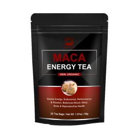Maca Energy Tea Supplier - OEM Men's Herbal Blend Private Label
