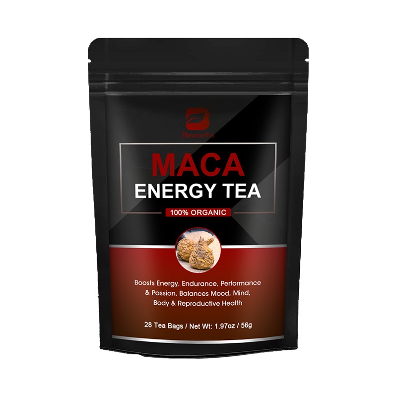 Maca Energy Tea Supplier - OEM Men's Herbal Blend Private Label