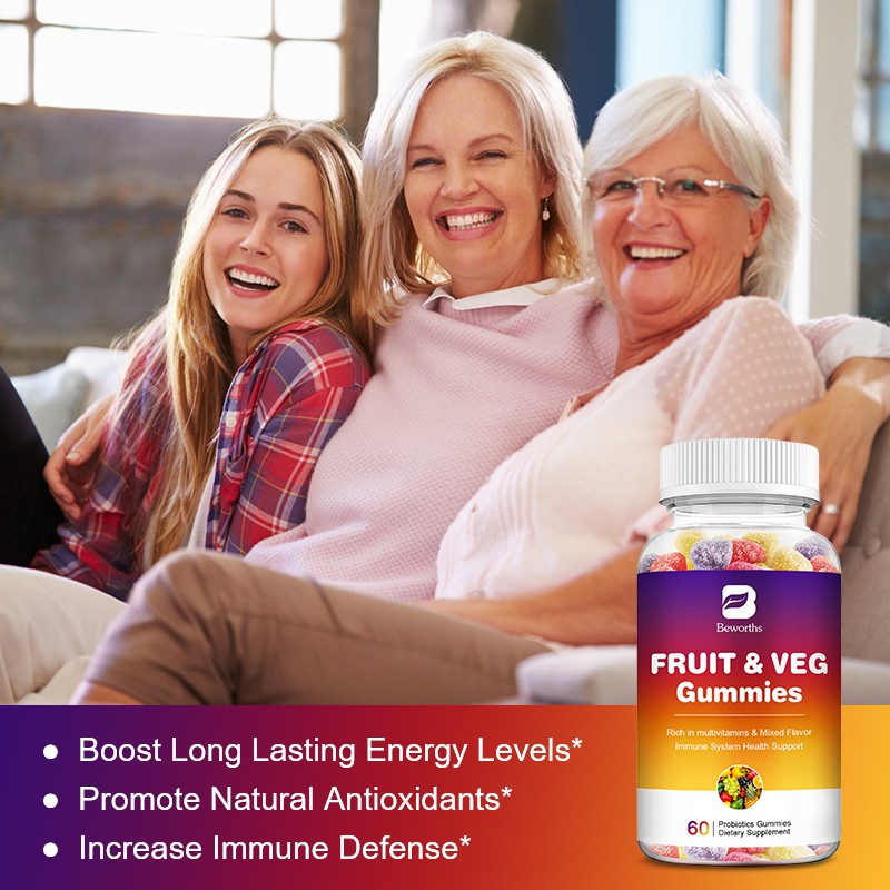 Fruit Vegetable Gummies Supplier - OEM Immune Support Private Label