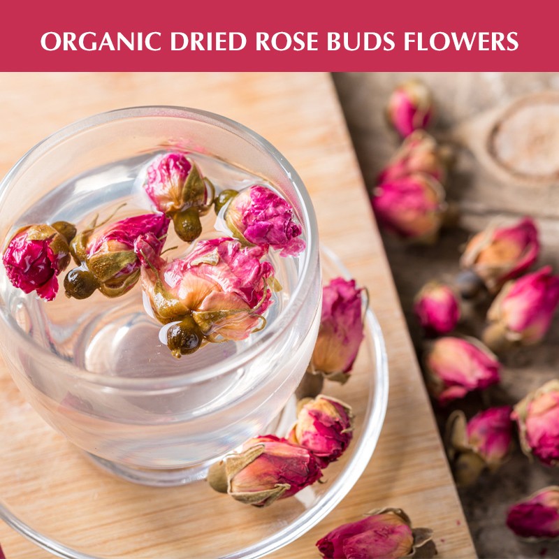 Rosebuds Flower Tea Factory - OEM Herbal Dried Flower Bulk