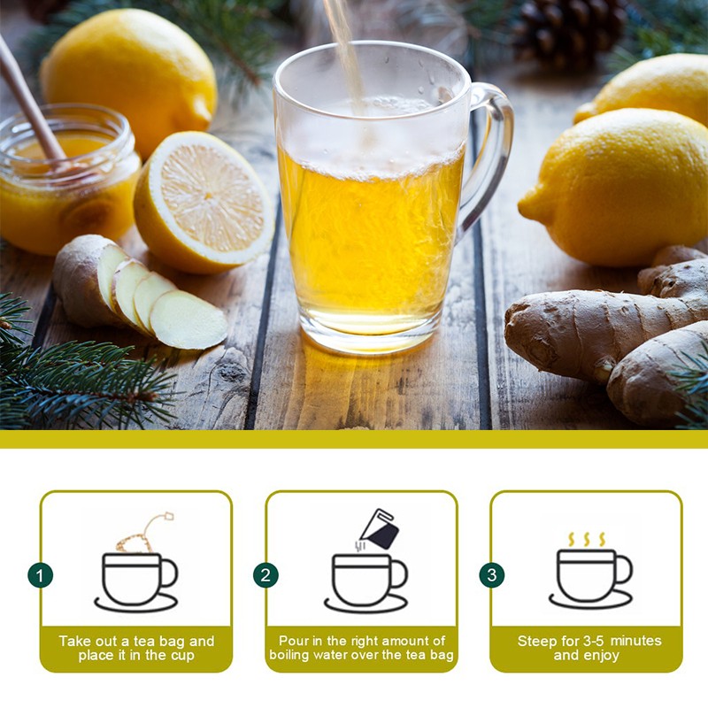 Ginger Tea Manufacturer - OEM Honey Lemon Flavor Custom