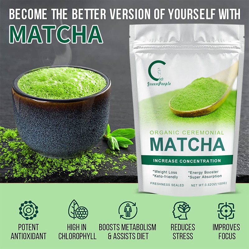 Matcha Tea Powder Supplier - OEM Concentration Weight Loss Custom