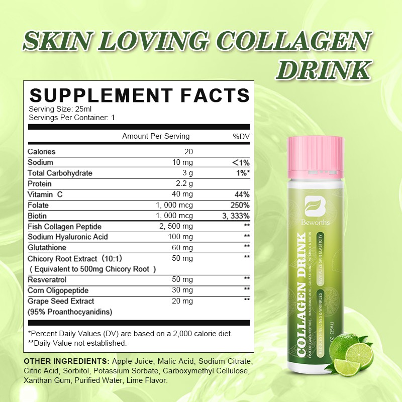 Collagen Oral Liquid Manufacturer - OEM Skin Care Custom Formula