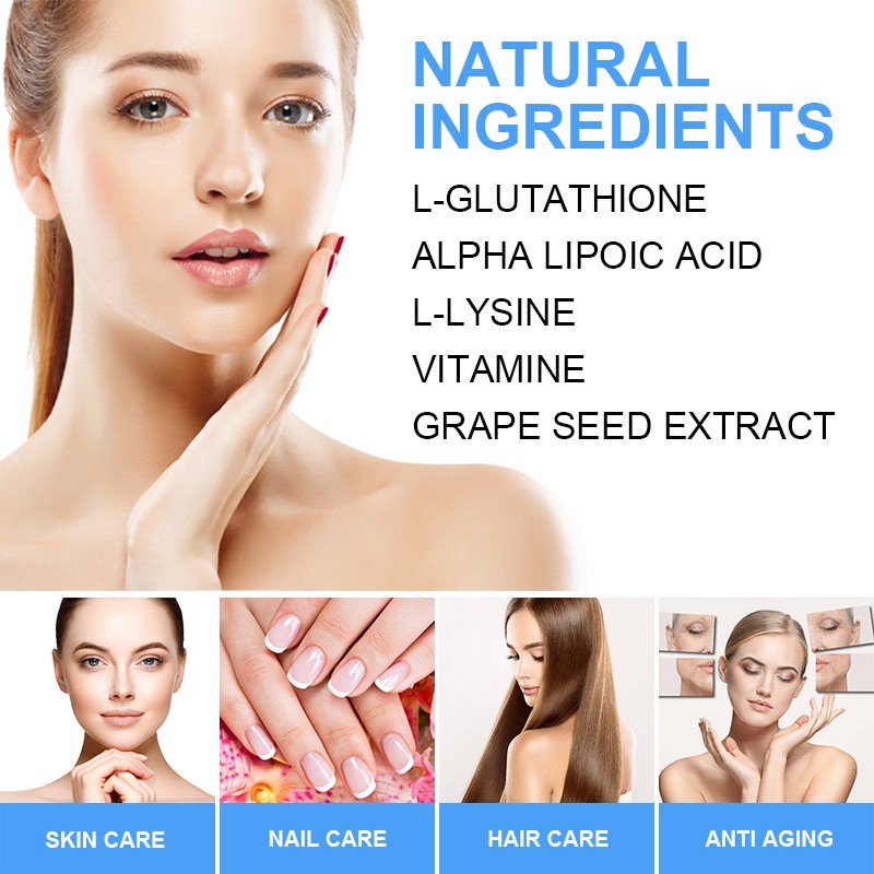 Glutathione Softgel Factory - OEM Skin Whitening Custom Formula