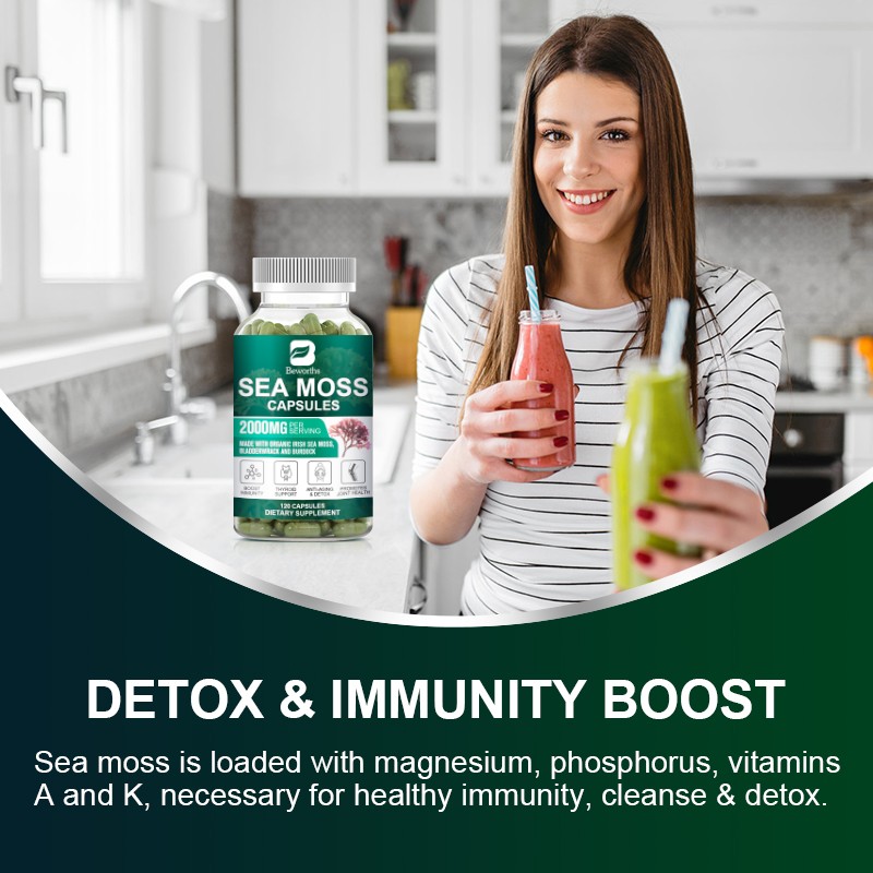 Irish Sea Moss Capsule Manufacturer - OEM Organic Herbal Supplement