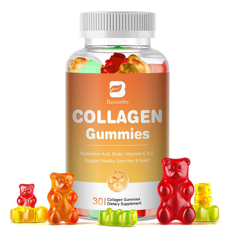 Biotin Gummies Factory - OEM Collagen Bear Candy Private Label