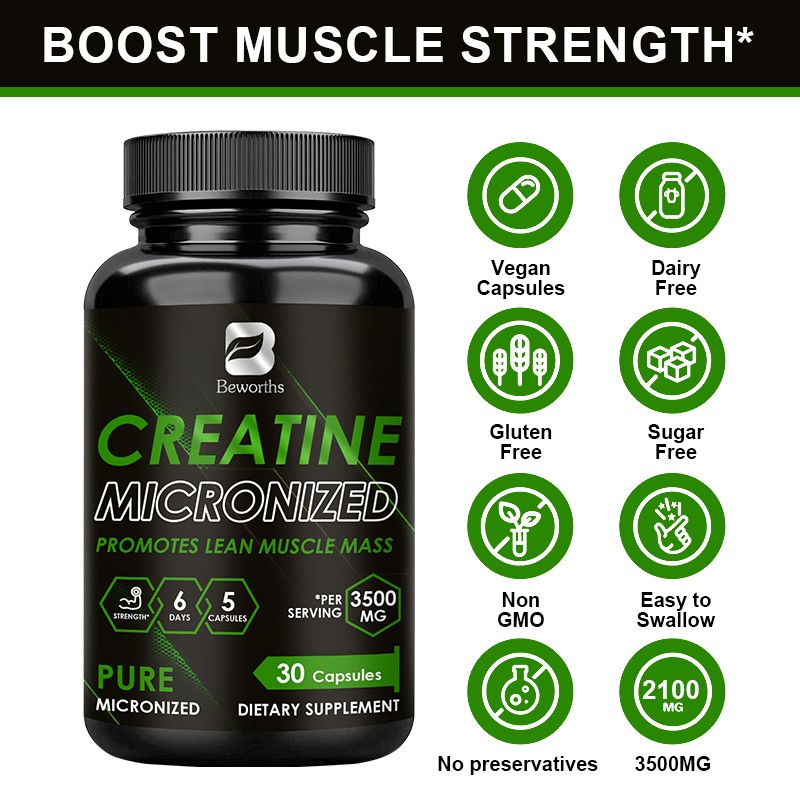 Creatine Capsules Factory - OEM Muscle Growth Custom Formula