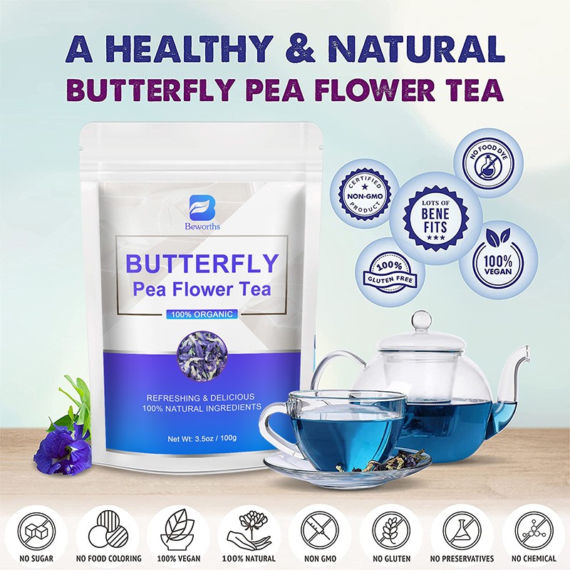 Butterfly Pea Flower Tea Supplier - OEM Natural Flavor Private Label